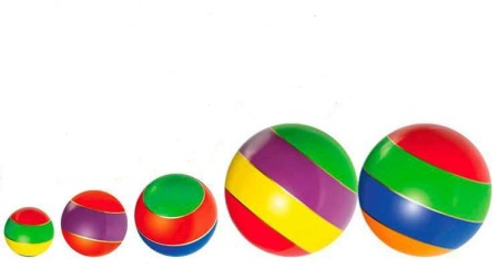 Купить Мячи резиновые (комплект из 5 мячей различного диаметра) в Алапаевске 